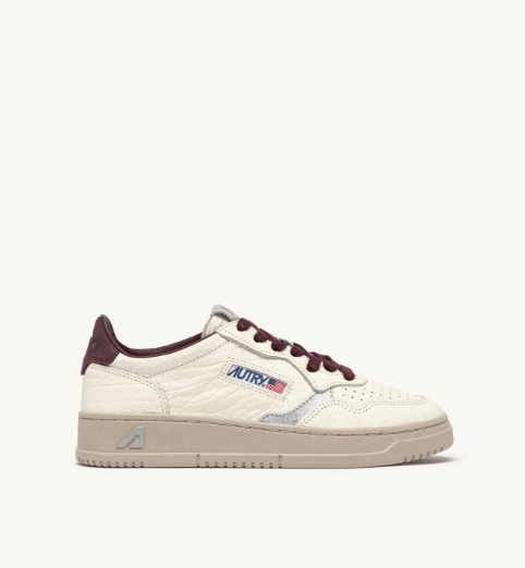 Zapatillas Autry medalist piel fig plata